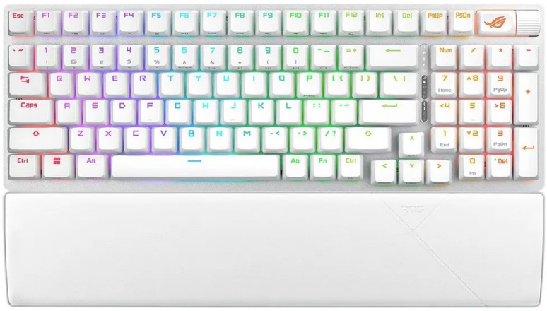 У-ASUS ROG X901 Strix Scope II 96 Wireless White NX Snow switch