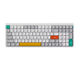 У-Nuphy AIR96v2 Ionic White Red Switch