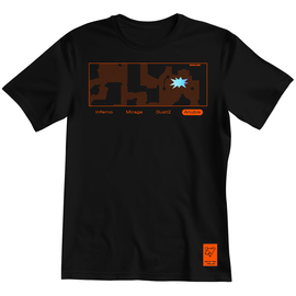 Футболка Virtus.pro с голографией черная