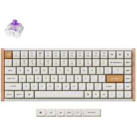 У-Keychron K2 HE Special Edition White Magnetic Nebula Switch