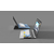 Dareu EK868 White/Blue Wireless Red switch