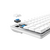 Dareu EK868 White/Blue Wireless Red switch